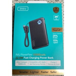 Iniu Powerpaw 10000mAh 22.5W Fast Charging Power Bank‎